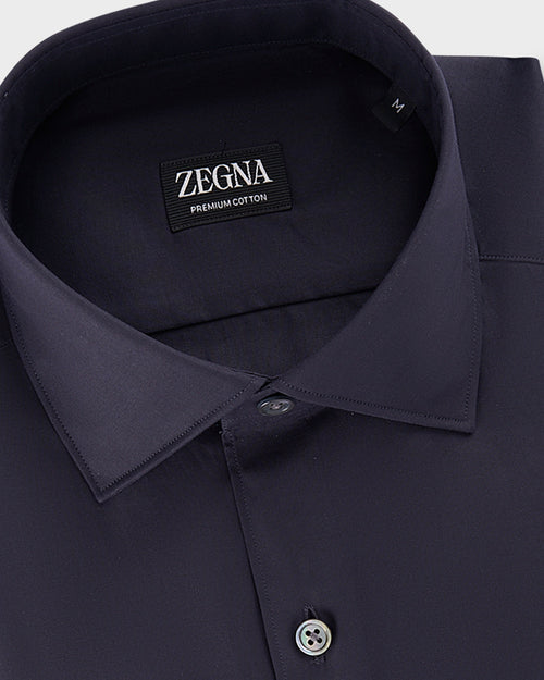 Dark Blue Premium Cotton Shirt